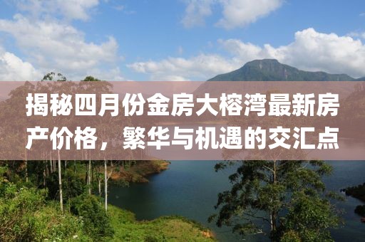 揭秘四月份金房大榕湾最新房产价格，繁华与机遇的交汇点