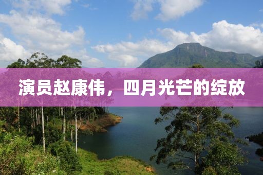 演员赵康伟，四月光芒的绽放