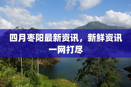 四月枣阳最新资讯，新鲜资讯一网打尽