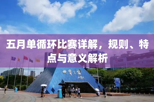 五月单循环比赛详解，规则、特点与意义解析