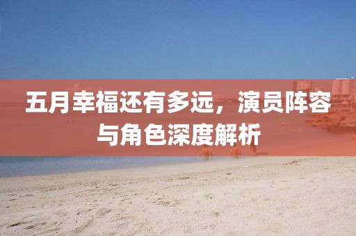 五月幸福还有多远，演员阵容与角色深度解析