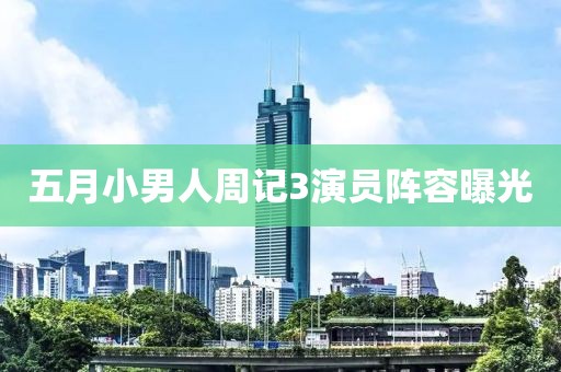 五月小男人周记3演员阵容曝光