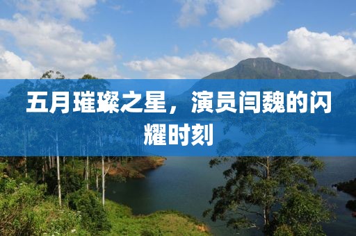 五月璀璨之星，演员闫魏的闪耀时刻