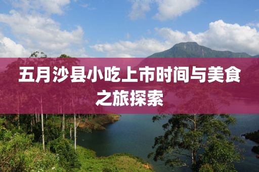 五月沙县小吃上市时间与美食之旅探索