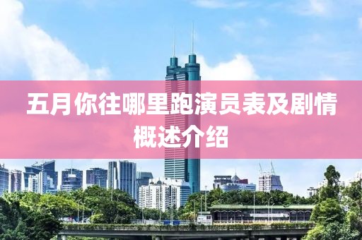 五月你往哪里跑演员表及剧情概述介绍
