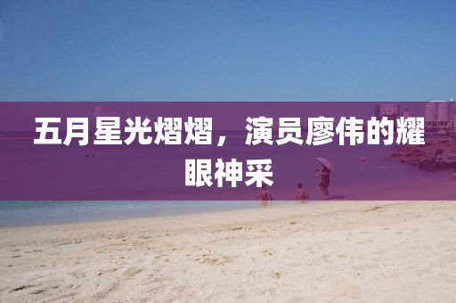 五月星光熠熠，演员廖伟的耀眼神采