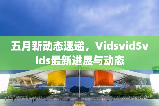五月新动态速递，VidsvidSvids最新进展与动态