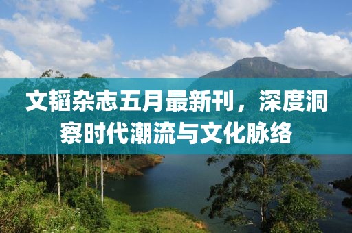 文韬杂志五月最新刊，深度洞察时代潮流与文化脉络