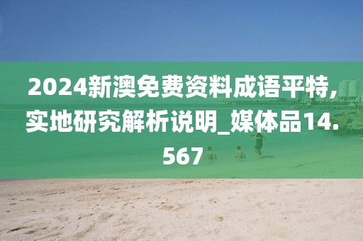 2024新澳免费资料成语平特,实地研究解析说明_媒体品14.567