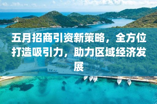 五月招商引资新策略，全方位打造吸引力，助力区域经济发展