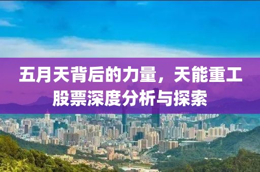 五月天背后的力量，天能重工股票深度分析与探索