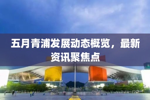 五月青浦发展动态概览，最新资讯聚焦点