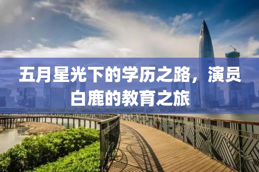五月星光下的学历之路，演员白鹿的教育之旅