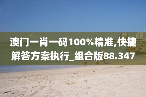 澳门一肖一码100%精准,快捷解答方案执行_组合版88.347