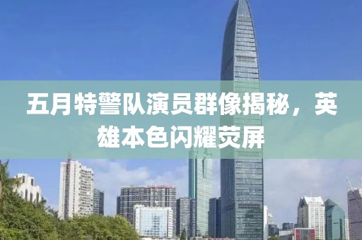五月特警队演员群像揭秘，英雄本色闪耀荧屏
