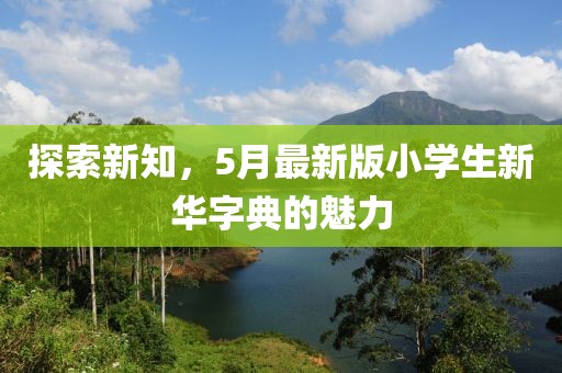 探索新知，5月最新版小学生新华字典的魅力