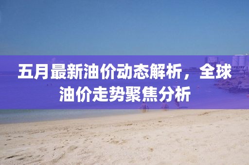 五月最新油价动态解析，全球油价走势聚焦分析