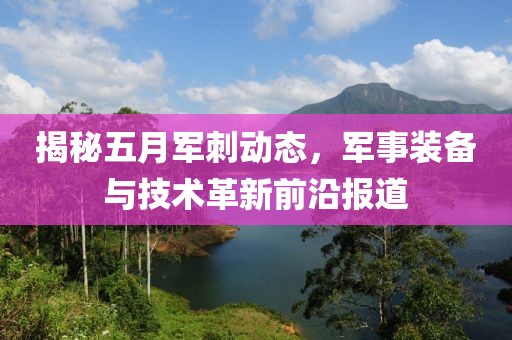 揭秘五月军刺动态，军事装备与技术革新前沿报道