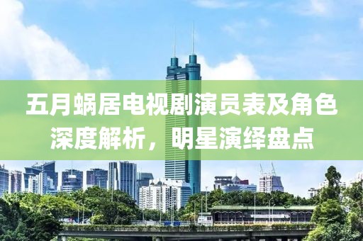 五月蜗居电视剧演员表及角色深度解析，明星演绎盘点