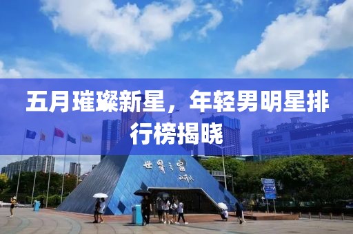 五月璀璨新星，年轻男明星排行榜揭晓
