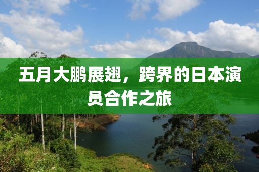 五月大鹏展翅，跨界的日本演员合作之旅