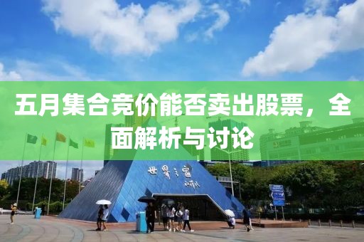 五月集合竞价能否卖出股票，全面解析与讨论