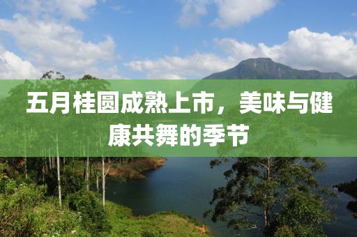 五月桂圆成熟上市，美味与健康共舞的季节