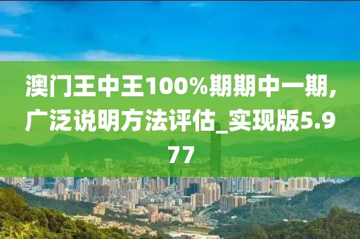 澳门王中王100%期期中一期,广泛说明方法评估_实现版5.977