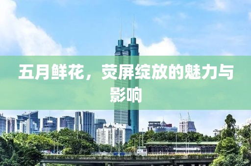 五月鲜花，荧屏绽放的魅力与影响