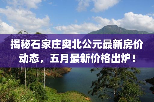 揭秘石家庄奥北公元最新房价动态，五月最新价格出炉！