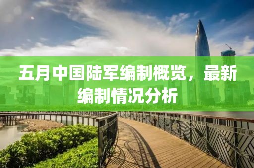 五月中国陆军编制概览，最新编制情况分析