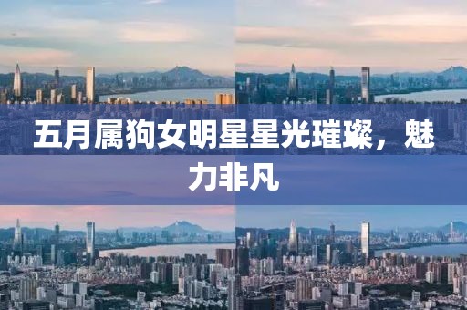 五月属狗女明星星光璀璨，魅力非凡