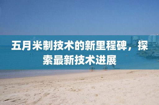 五月米制技术的新里程碑，探索最新技术进展