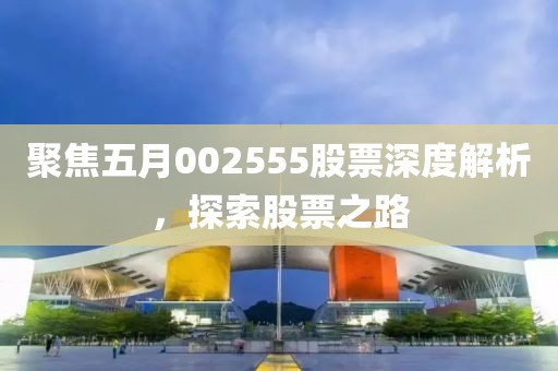聚焦五月002555股票深度解析，探索股票之路