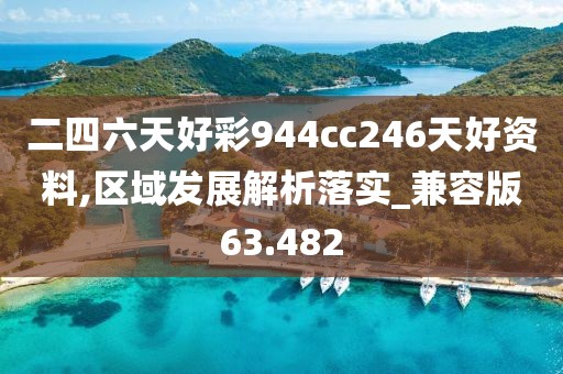二四六天好彩944cc246天好资料,区域发展解析落实_兼容版63.482