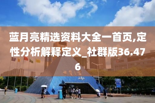 蓝月亮精选资料大全一首页,定性分析解释定义_社群版36.476