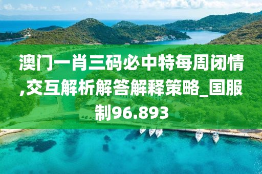 澳门一肖三码必中特每周闭情,交互解析解答解释策略_国服制96.893