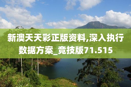 新澳天天彩正版资料,深入执行数据方案_竞技版71.515