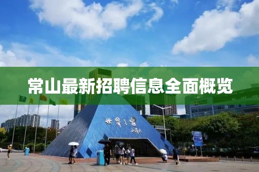常山最新招聘信息全面概览