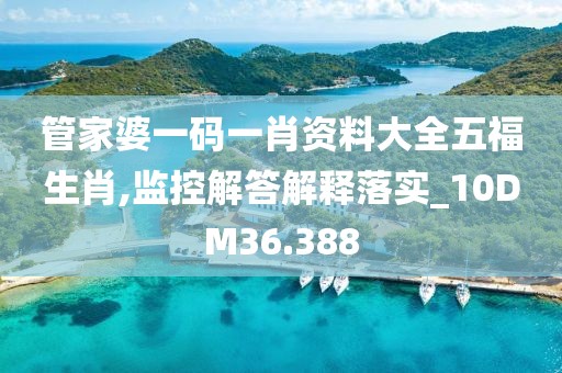 管家婆一码一肖资料大全五福生肖,监控解答解释落实_10DM36.388