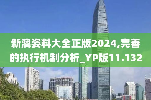 新澳姿料大全正版2024,完善的执行机制分析_YP版11.132