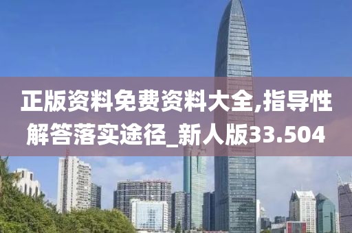 正版资料免费资料大全,指导性解答落实途径_新人版33.504