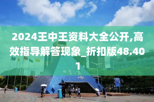 2024王中王资料大全公开,高效指导解答现象_折扣版48.401