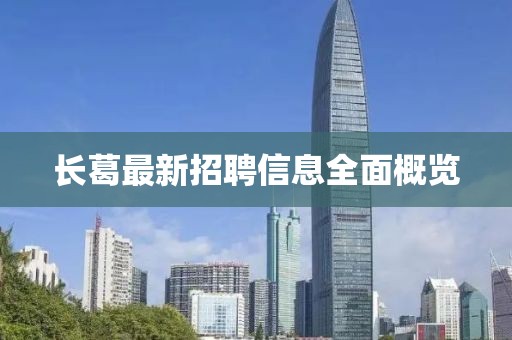 长葛最新招聘信息全面概览