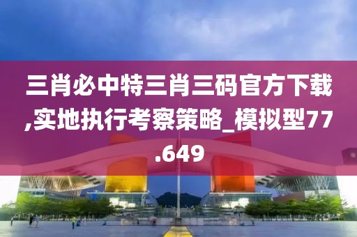 三肖必中特三肖三码官方下载,实地执行考察策略_模拟型77.649