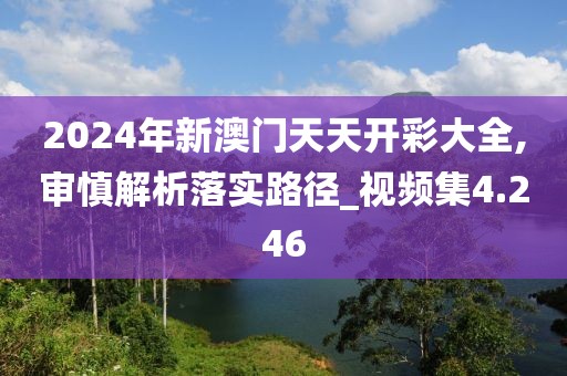 2024年新澳门天天开彩大全,审慎解析落实路径_视频集4.246