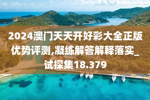 2024澳门天天开好彩大全正版优势评测,凝练解答解释落实_试探集18.379