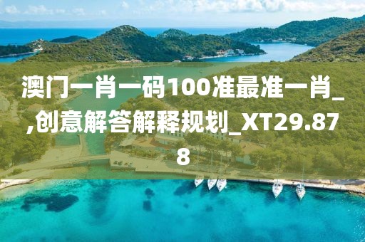 澳门一肖一码100准最准一肖_,创意解答解释规划_XT29.878