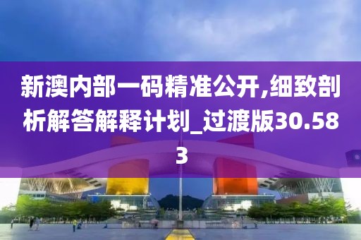 新澳内部一码精准公开,细致剖析解答解释计划_过渡版30.583