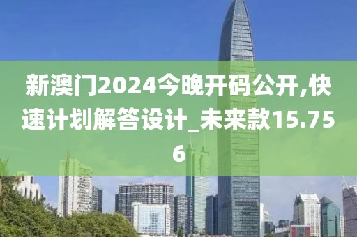 新澳门2024今晚开码公开,快速计划解答设计_未来款15.756